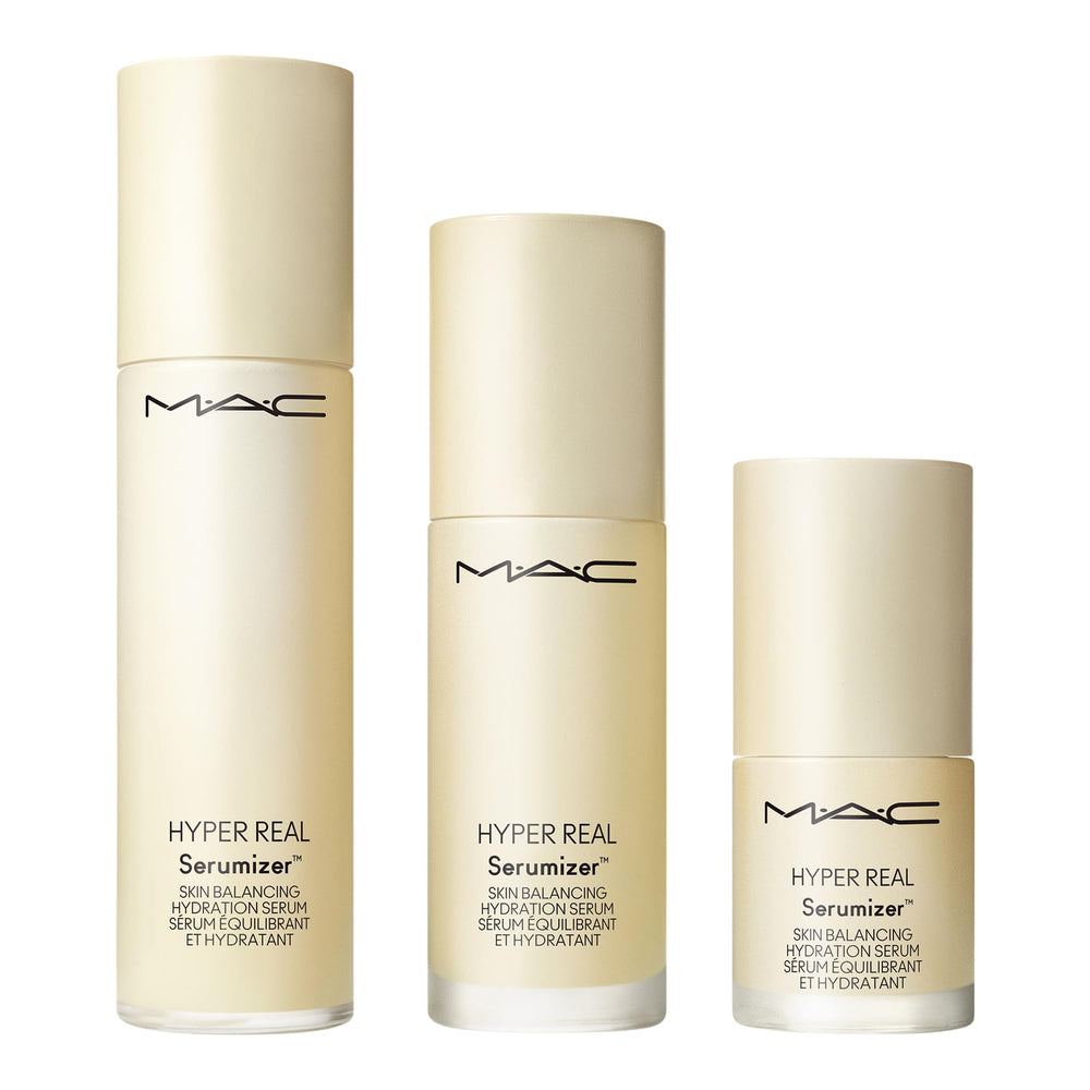 MAC Serumizador Hiper Real: muestra de piel con aspecto saludable tras uso suave