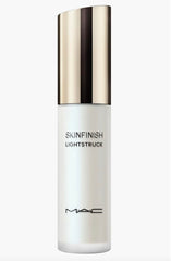 MAC Skinfinish Lightstruck Glacial bottle close-up showing glass-like glow