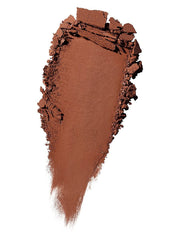 MAC bronzer swatch shows rich reddish-brown undertones for depth