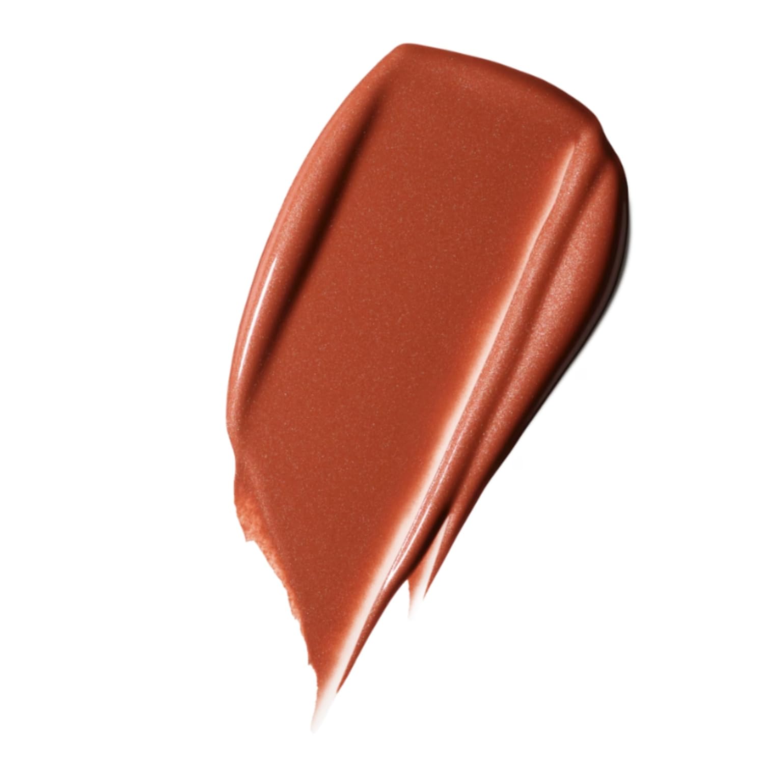 MAC Strobe Beam Liquid Blush Lavalite blended on cheek for natural warmth.