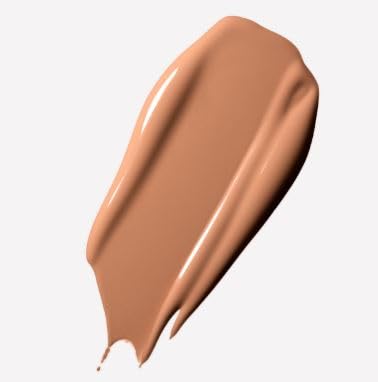 MAC Studio Fix NC41 swatch reveals neutral golden undertone for even tone.