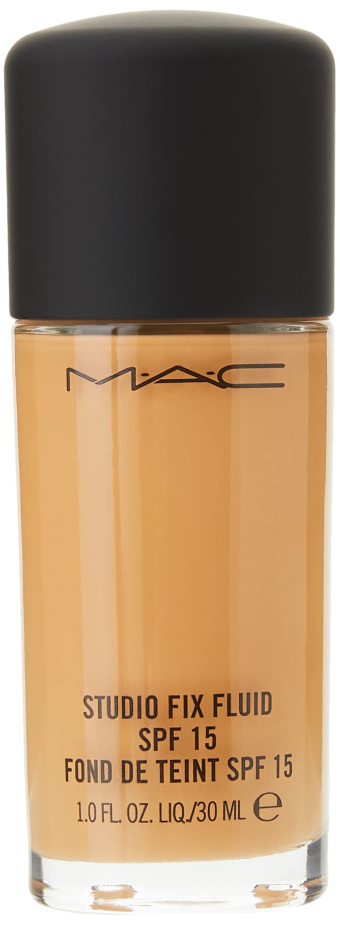MAC Studio Fix Fluid Foundation swatch NC42 shows even tone.