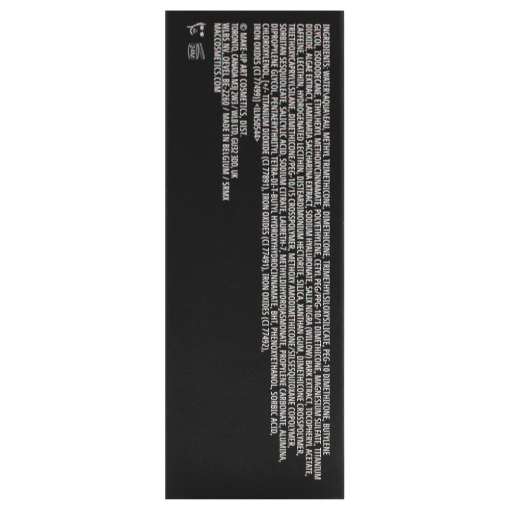 MAC Studio Fix Fluid 1 oz bottle on vanity under natural light for daily wear.