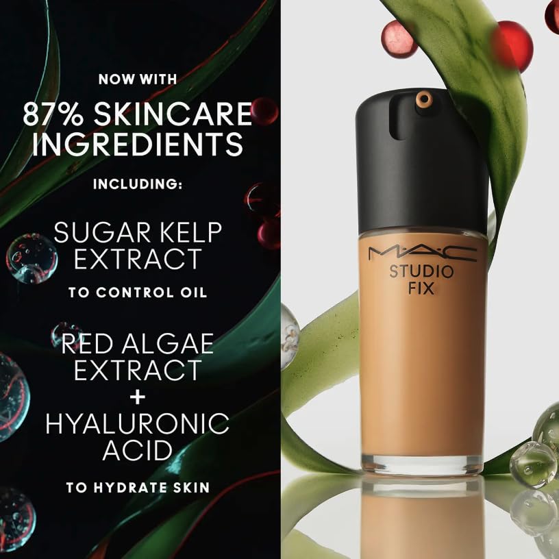 MAC Studio Fix Fluid hyaluronic acid hydration supports comfortable skin