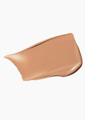 MAC Studio Fix Fluid texture swatch highlights creamy blend for even skin tone