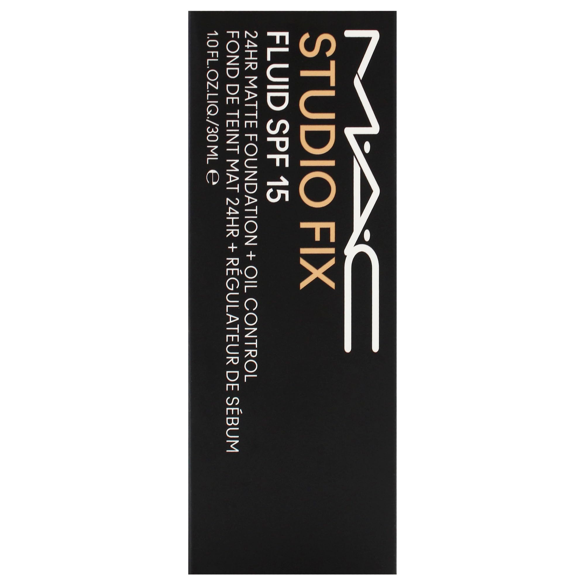 MAC Studio Fix Fluid SPF15 texture close-up shows smooth, oil-control formula