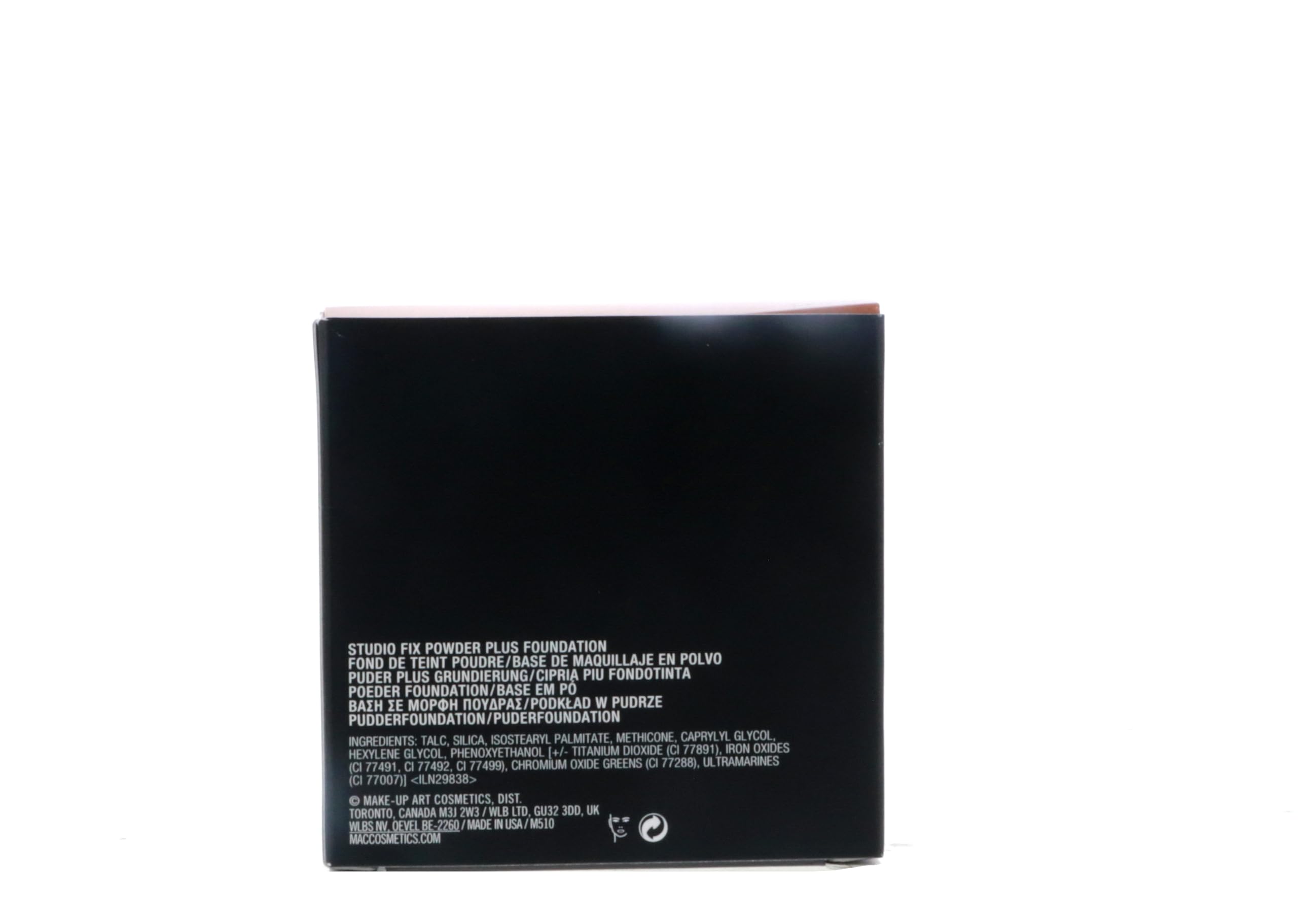 MAC Studio Fix Powder Foundation NW43 applied look for a flawless, matte finish.
