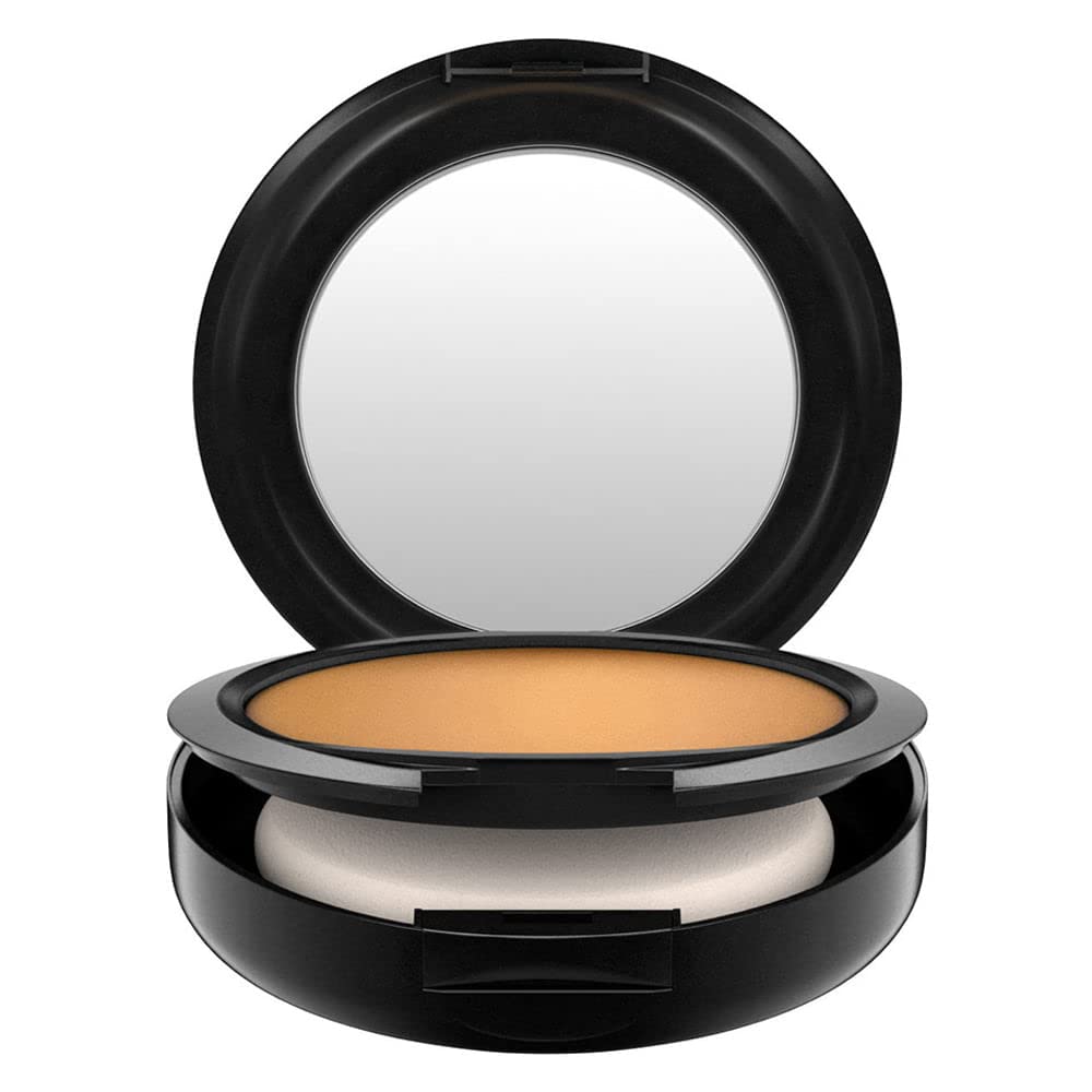 MAC Studio Fix Powder Plus Foundation NC55 compact close-up for even tone