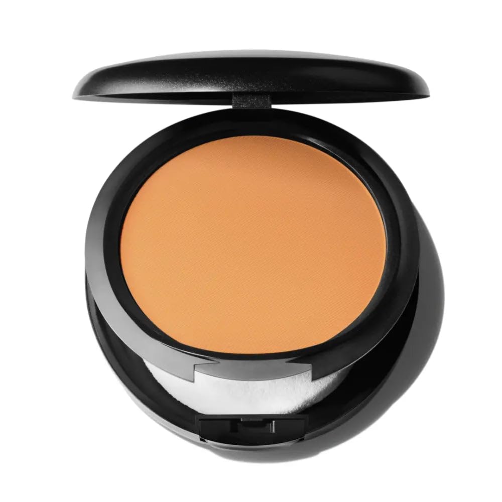 MAC Studio Fix Powder Plus Foundation NW44 compact offering a matte finish with full coverage