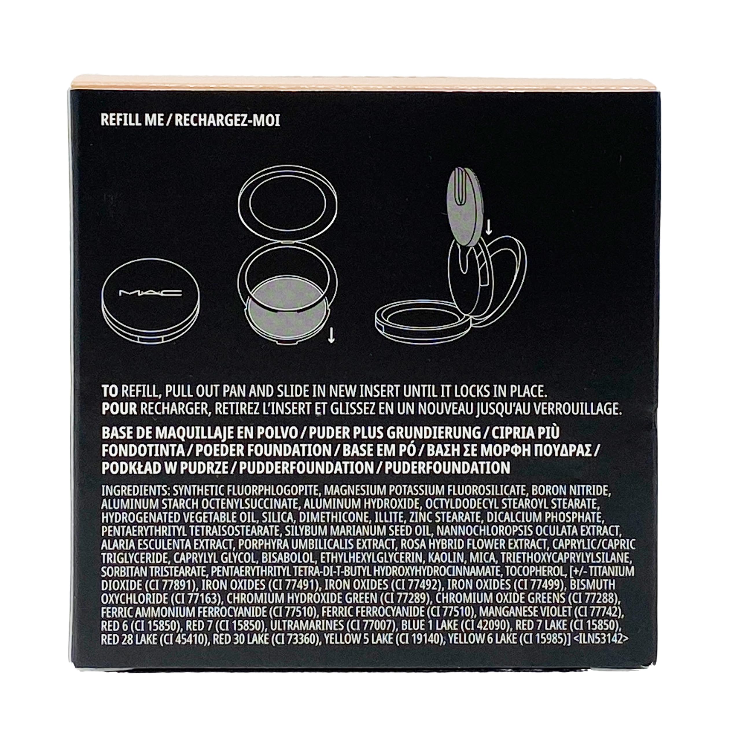 MAC Studio Fix Powder Plus Foundation NW22 warm beige with rosy undertone