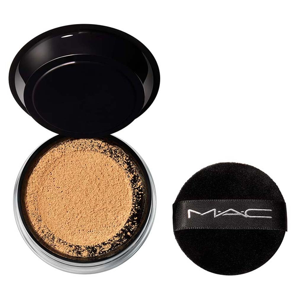MAC Studio Fix Pro Set loose powder jar showing weightless, soft-focus finish