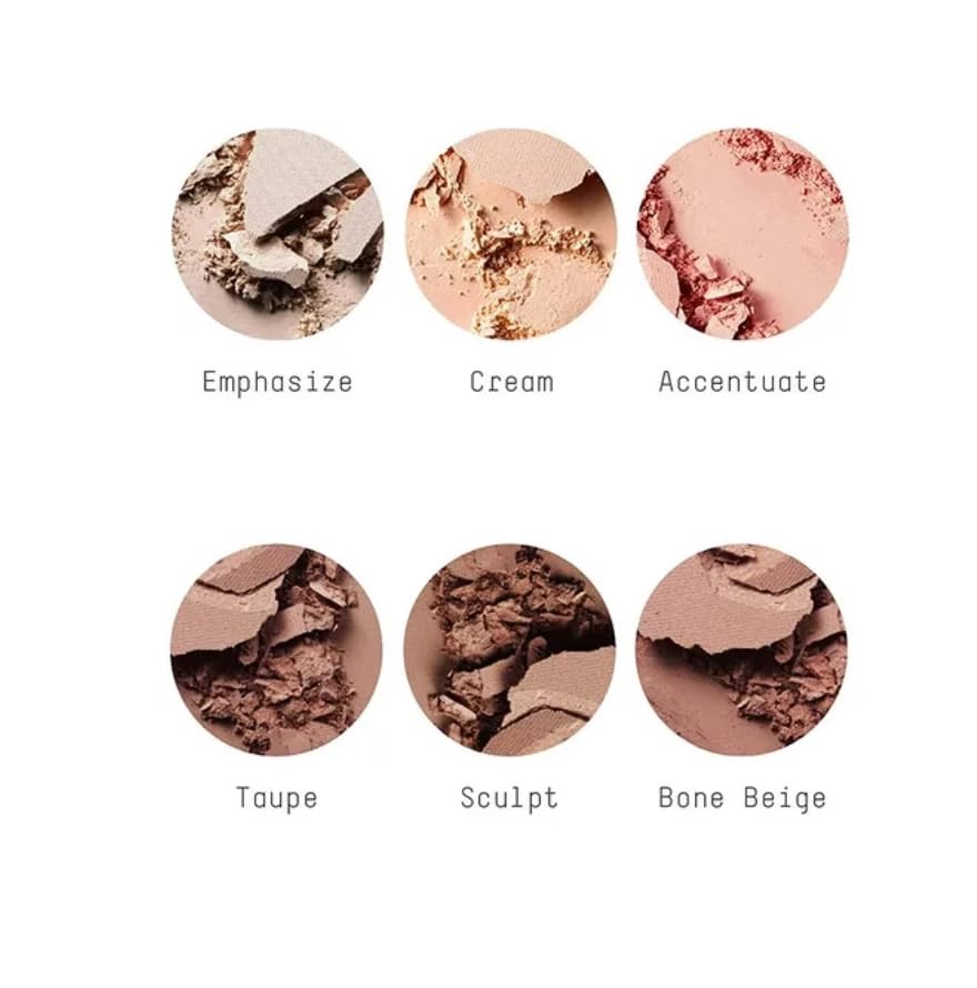 MAC Studio Fix Sculpt and Shape Contour Palette Light/Medium open palette reveals easy-to-pick pans for quick edits.
