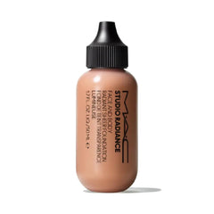 MAC Studio Radiance bottle demonstrates radiant finish for even skin tone and lightweight wear