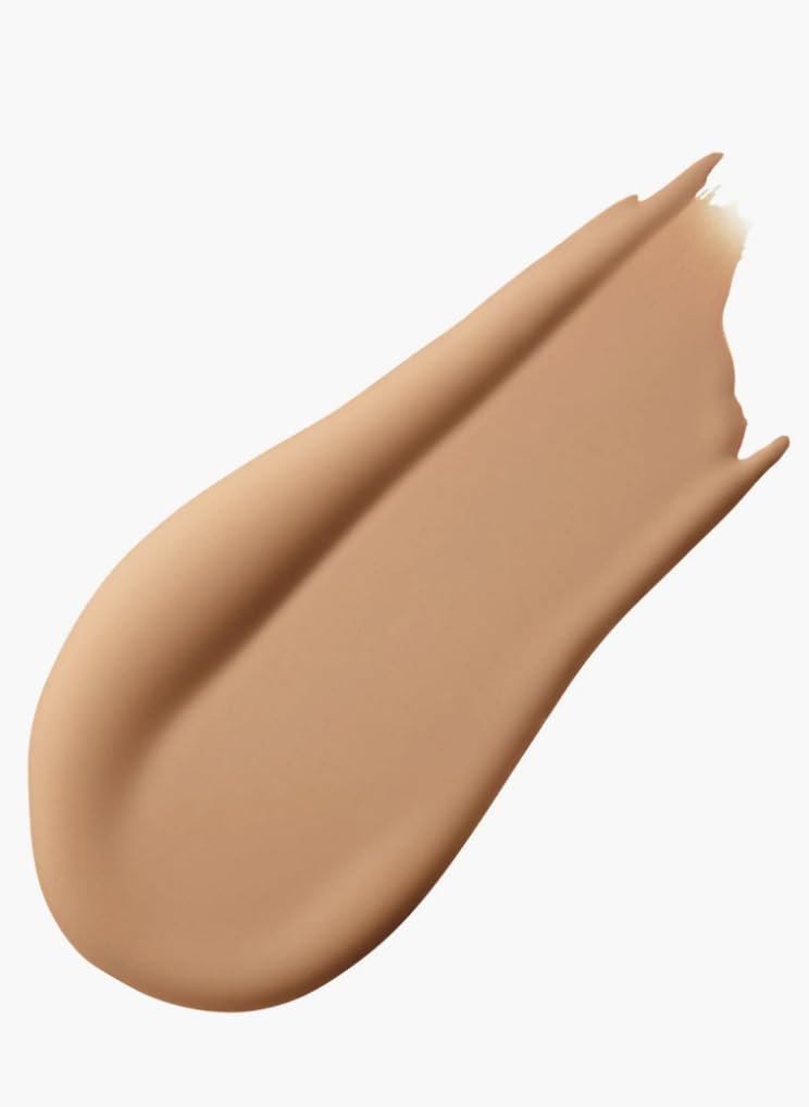 MAC Studio Radiance Serum Foundation dispenser illustrating easy, mess-free application.