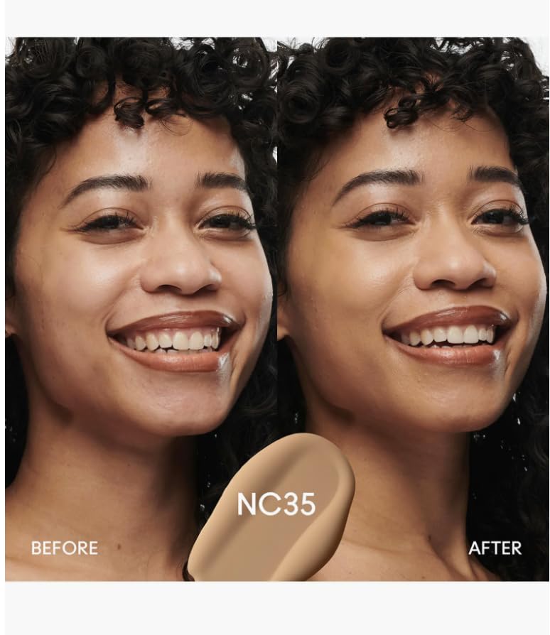 MAC Studio Radiance Serum-Powered Foundation with smooth texture and buildable coverage example