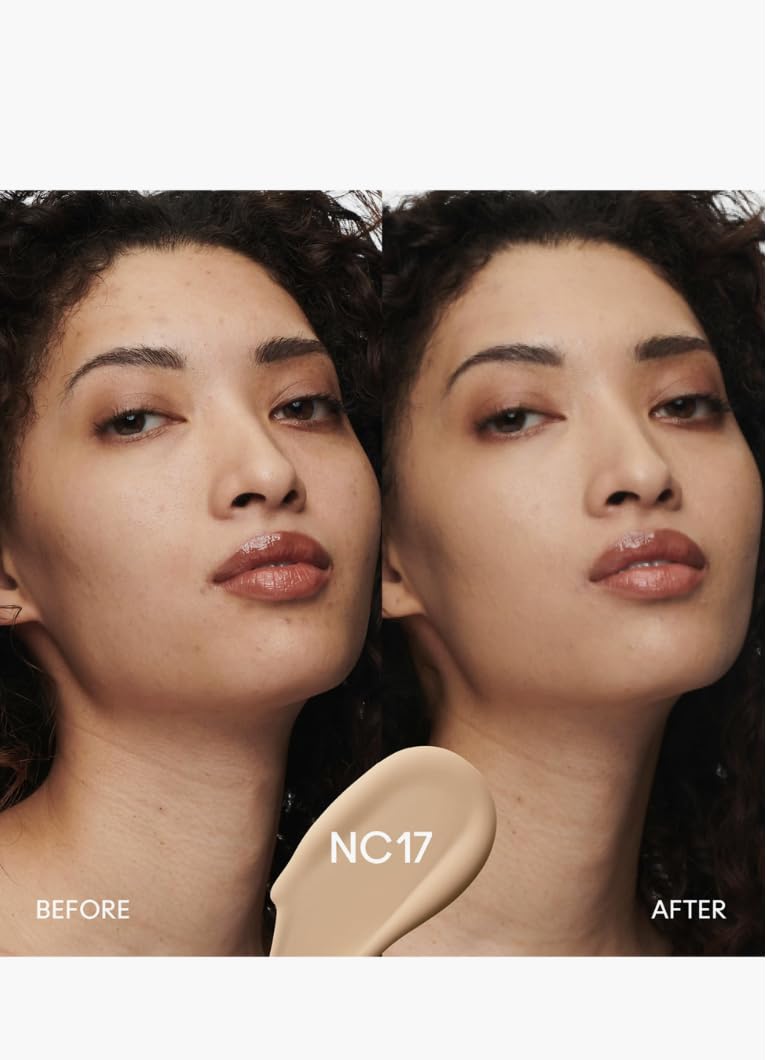 MAC Studio Radiance texture swatches reveal buildable coverage and smooth finish.