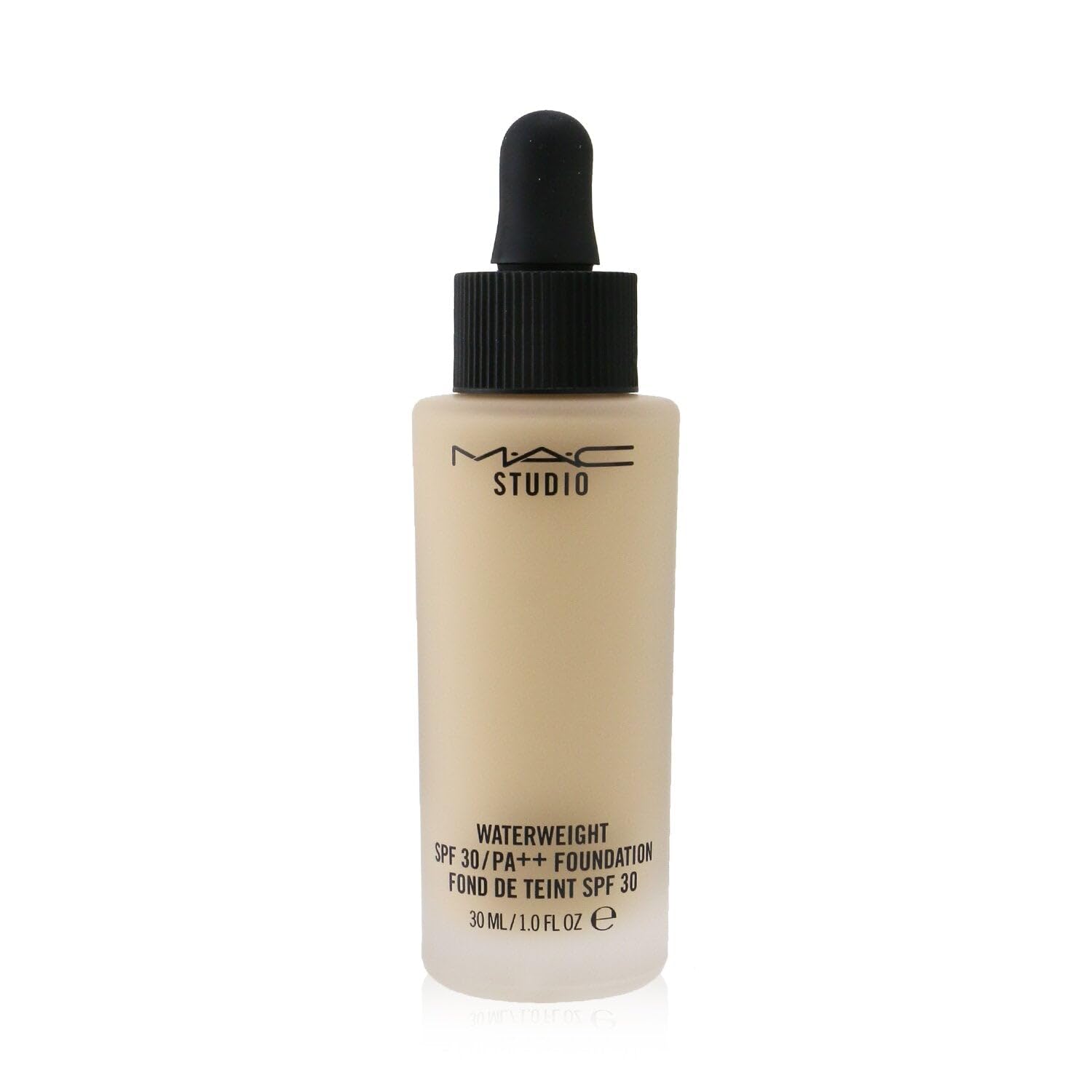 MAC Studio Waterweight Foundation NC42 on skin demonstrates buildable coverage.
