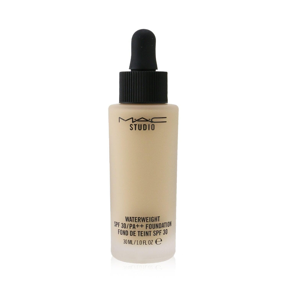 MAC Studio Waterweight Foundation NC42 on skin demonstrates buildable coverage.