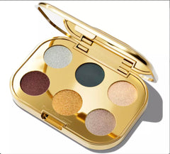 MAC Treasured Eye Shadow Palette X6 cash or credit close-up swatches for bold, one-stroke color