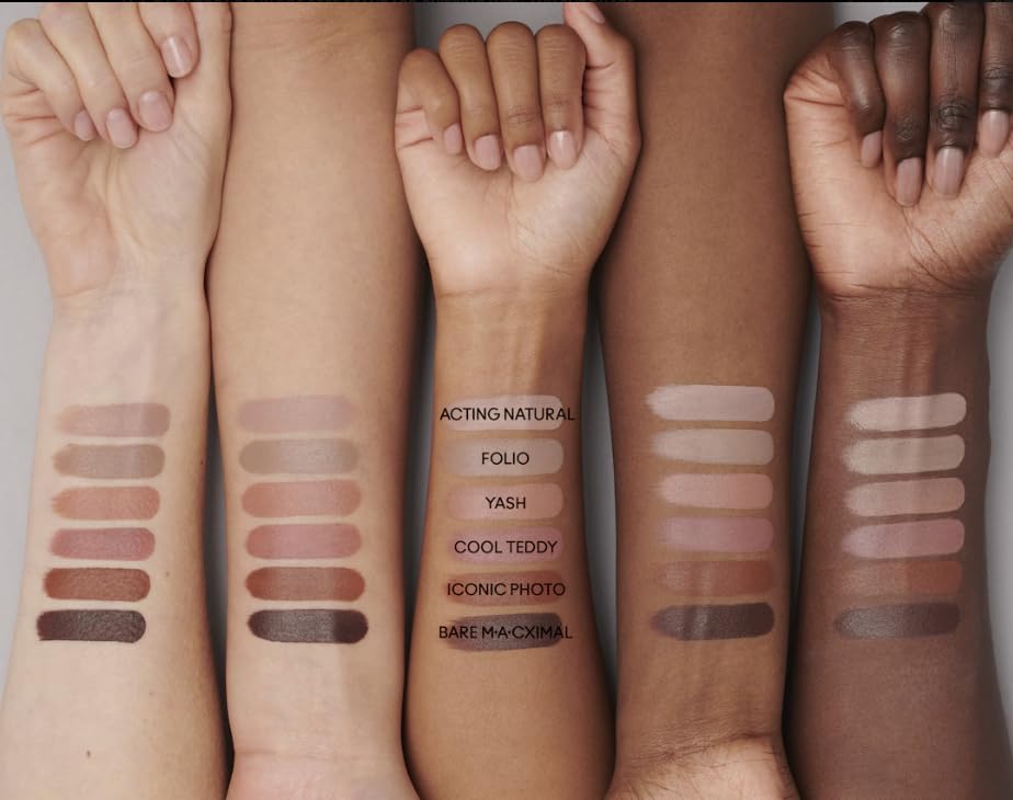 MAC Ximal Silky Matte Lipstick 631 Yash wear test shows lasting color and moisture.