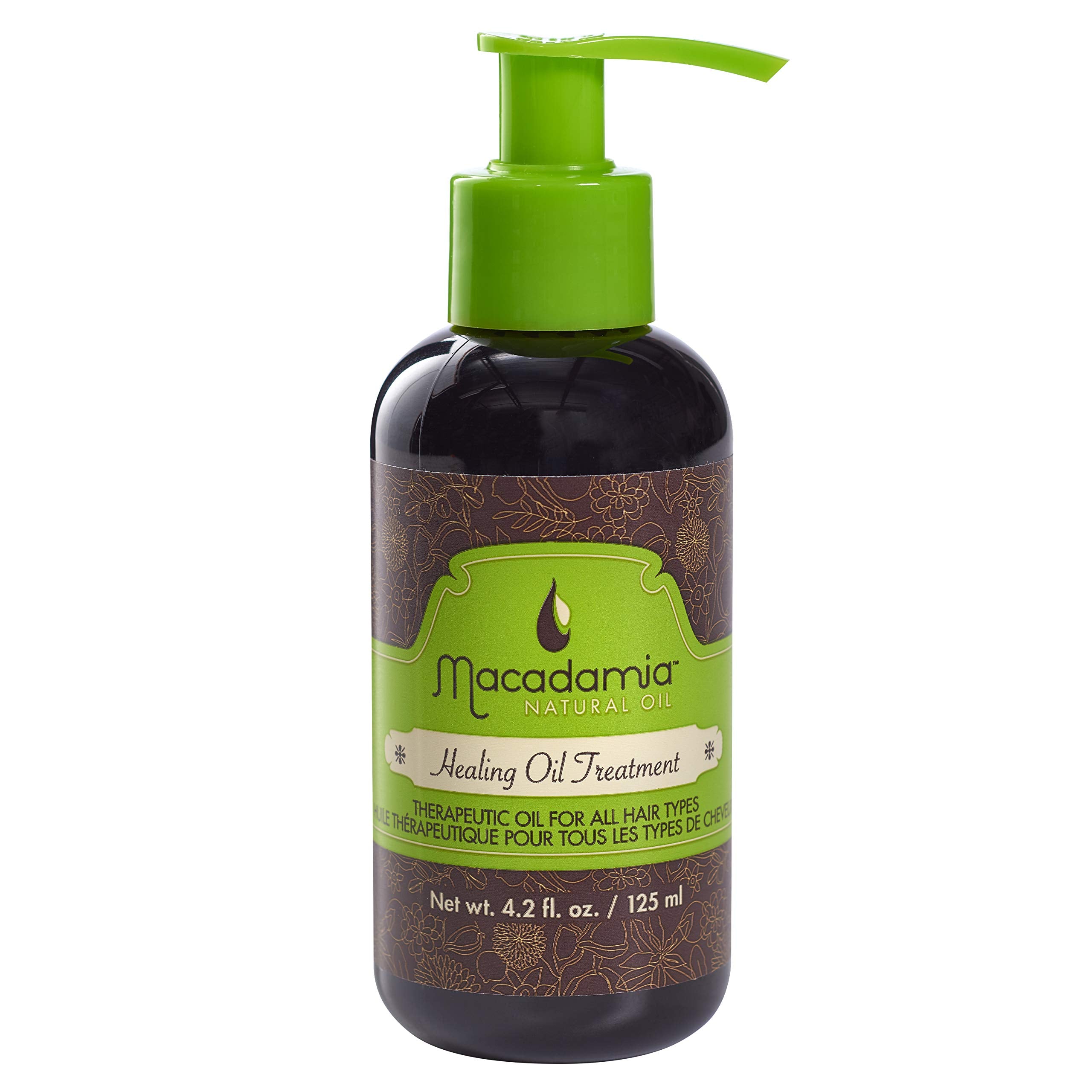 Macadamia Natural Oil Healing Oil Treatment bottle pour for lightweight hydration