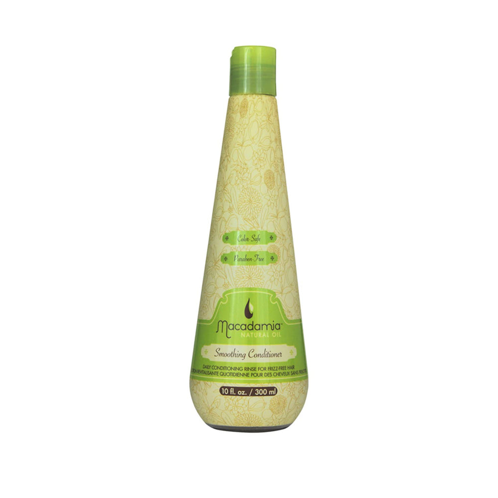 Macadamia Natural Oil Smoothing Conditioner bottle front view for silky hair conditioning