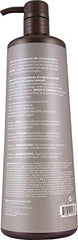 Macadamia Professional Ultra Rich Moisture Shampoo bottle-back; paraben-free formula details.