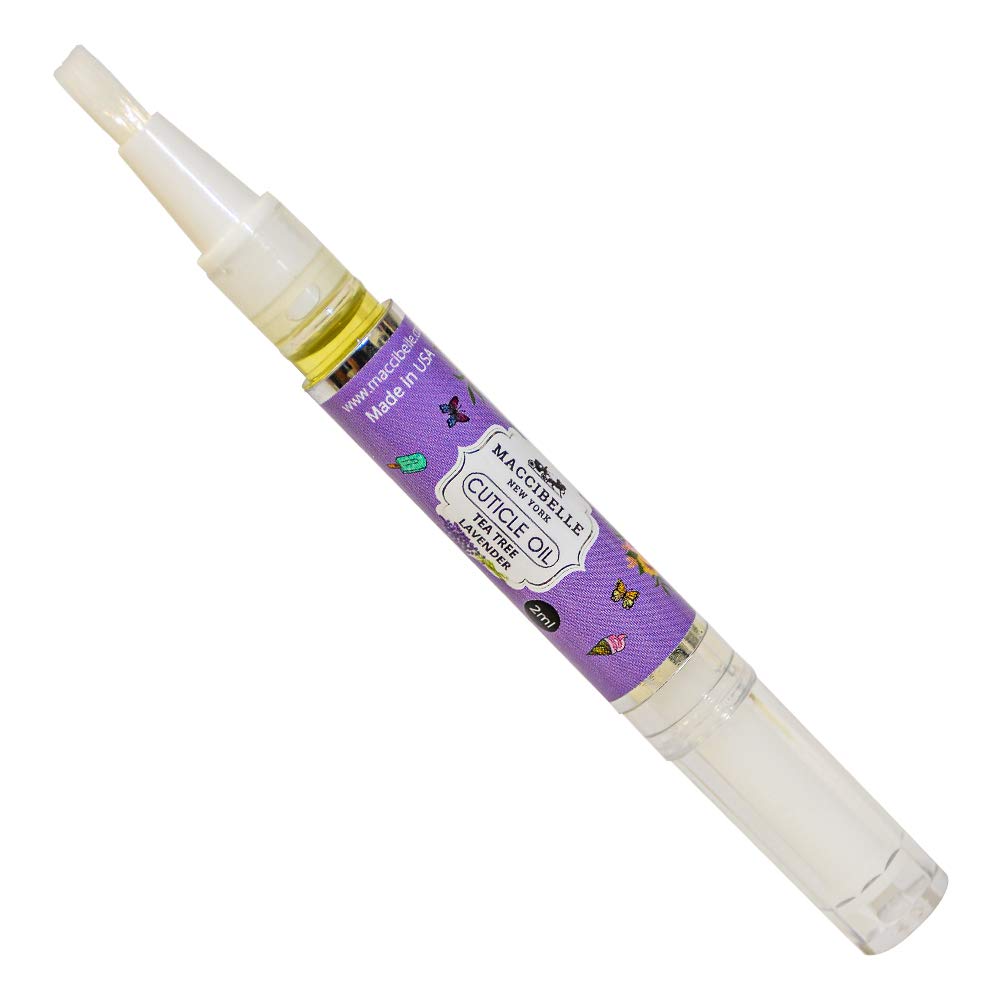 Maccibelle Lavander oil drop close-up highlighting nourishing droplets.