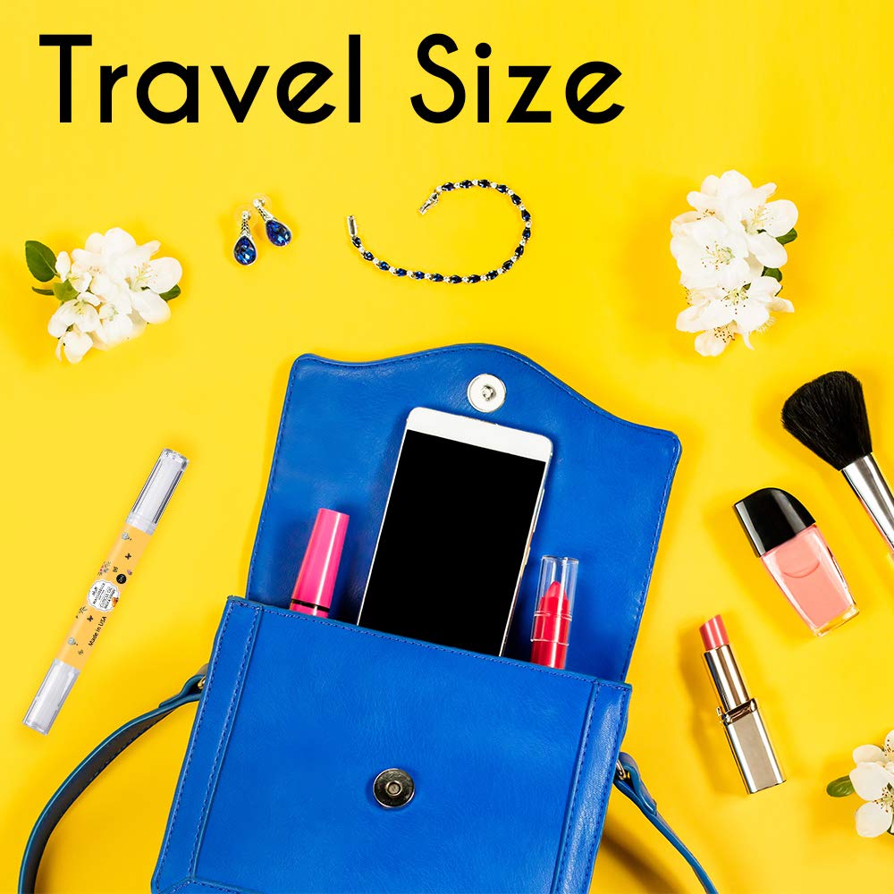 Maccibelle Nail care oil with vanilla scent nourishes nails during routine.