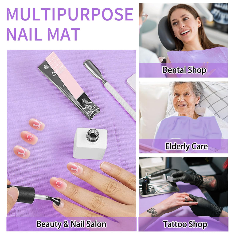 Machine-Ya multi-purpose mats suited for beauty, dental, and tattoo settings