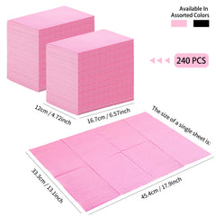 Machine-Ya triple-layer nail mat provides leakproof table protection.