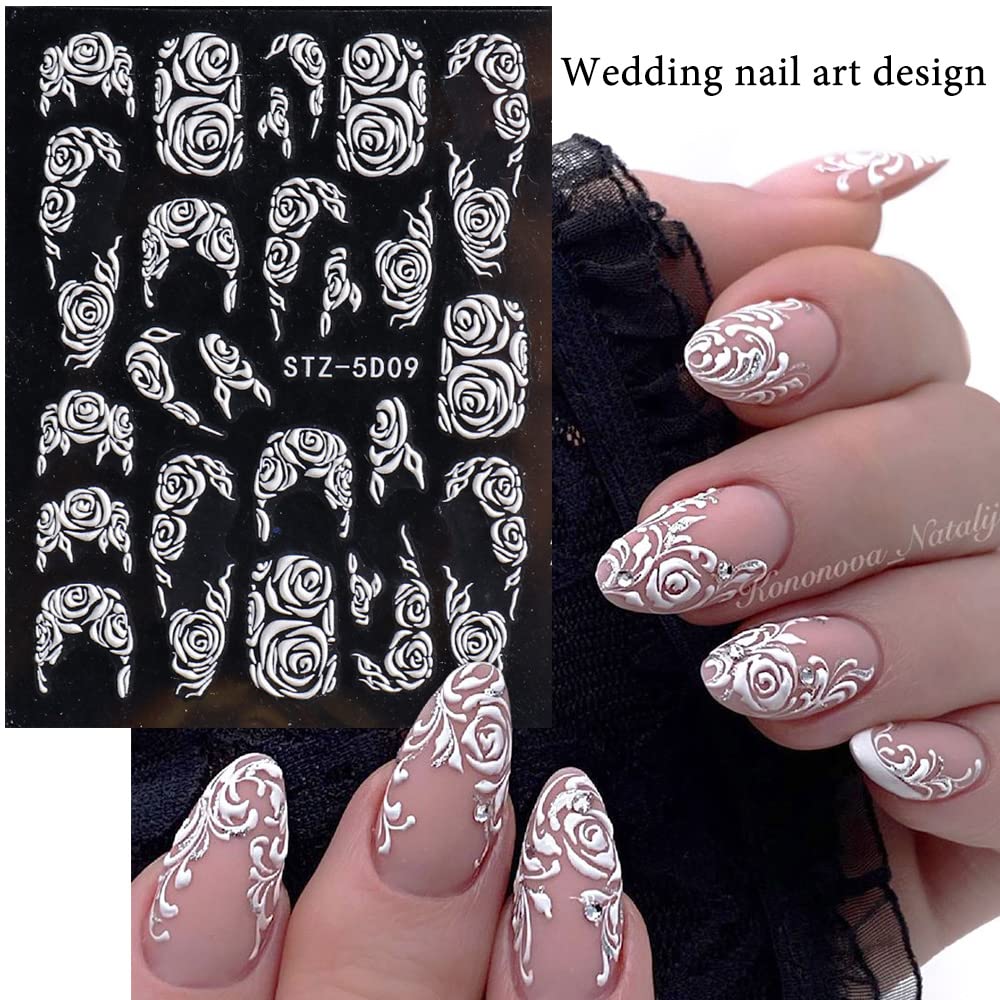 Macute self-adhesive decals easy to apply on natural nails
