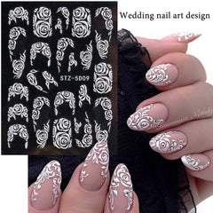 Macute self-adhesive decals easy to apply on natural nails