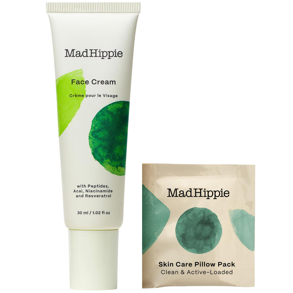 Mad Hippie Face Cream cruelty-free packaging reinforces ethical skincare choice.