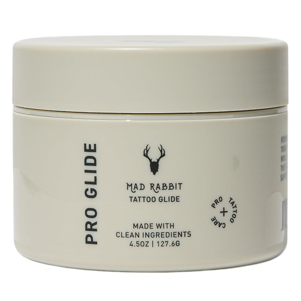 Mad Rabbit Tattoo Artist Glide bottle ready for professional tattooing with vegan formula.