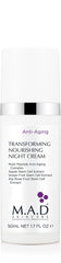 M.A.D Skincare Anti-Aging Night Cream bottle for overnight hydration and plump skin