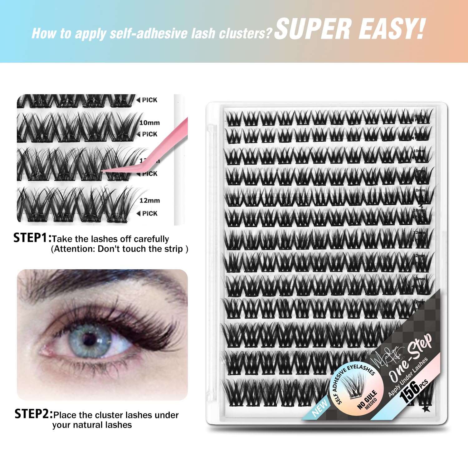 Madam Fifi glue free lashes simplify routine with quick application