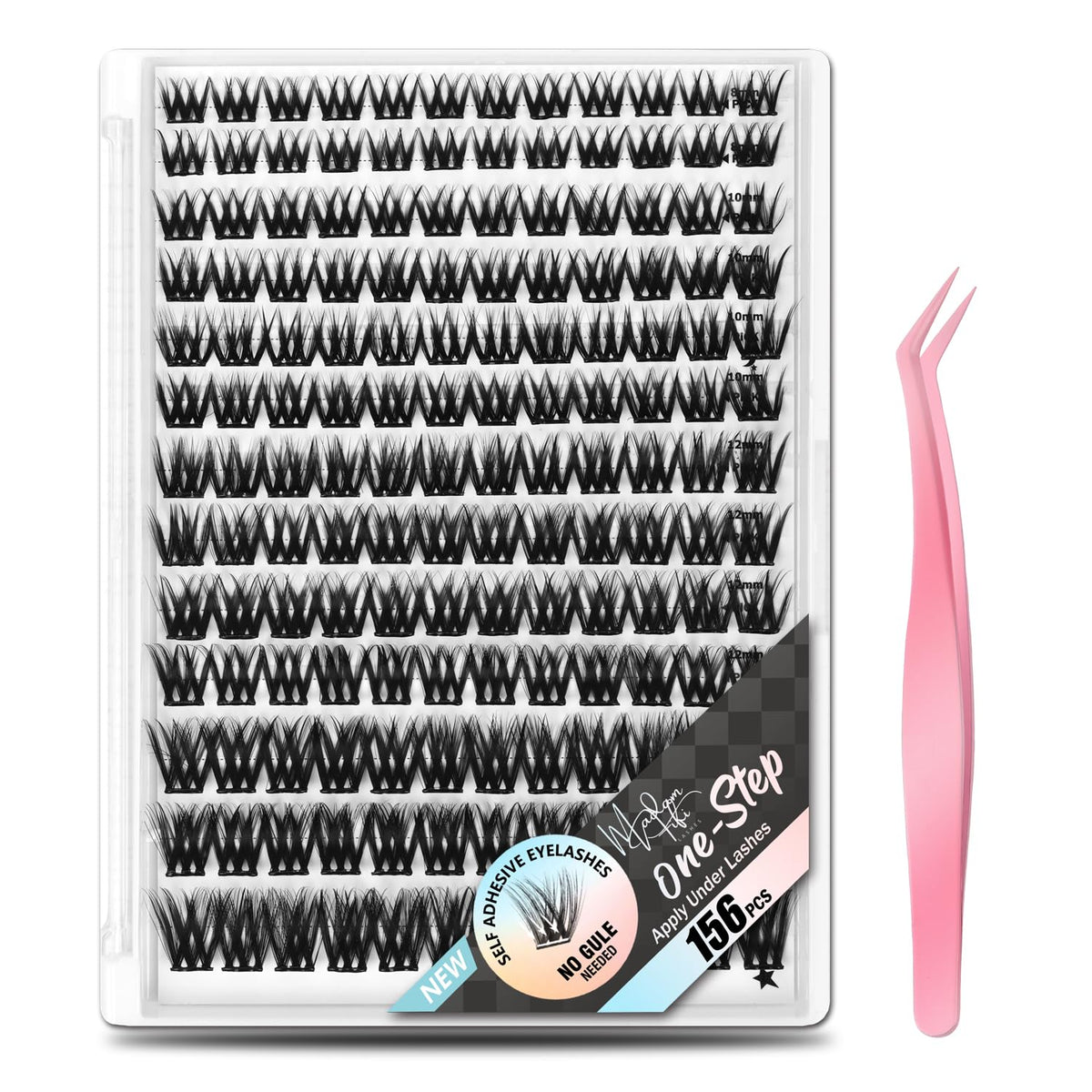 Madam Fifi self adhesive lash clusters for quick natural-looking application