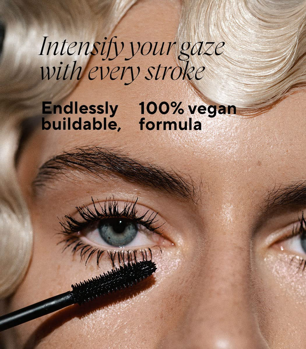 MADARA lashes defined after application showing dramatic volume and length.