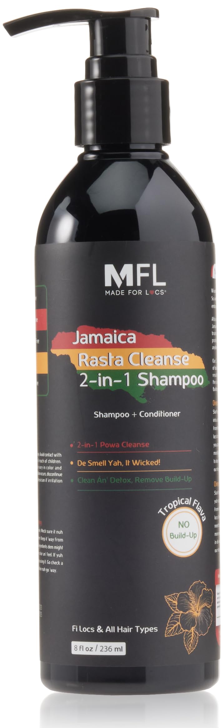 Made For Locs Jamaica Rasta Cleanse bottle for easy loc cleanse