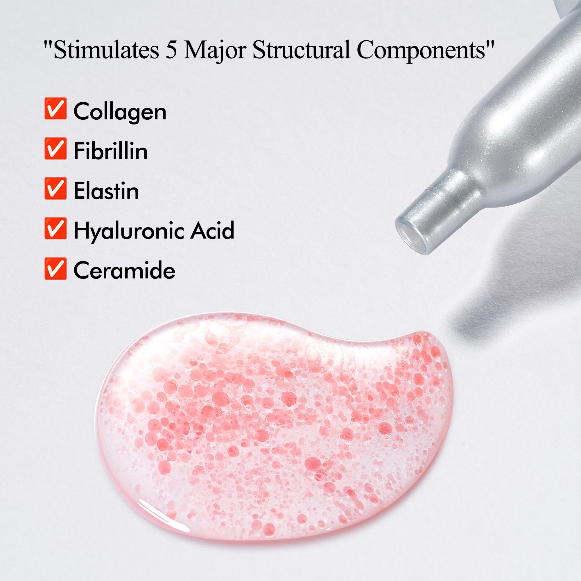 Application on cheek demonstrates lightweight hydration and elasticity boost
