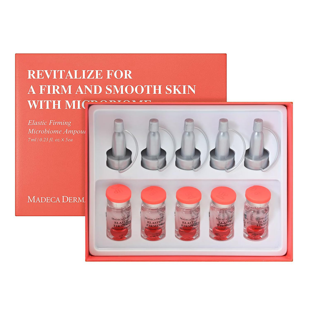 Madeca Derma elastic firming ampoule bottle ready for hydration and barrier support