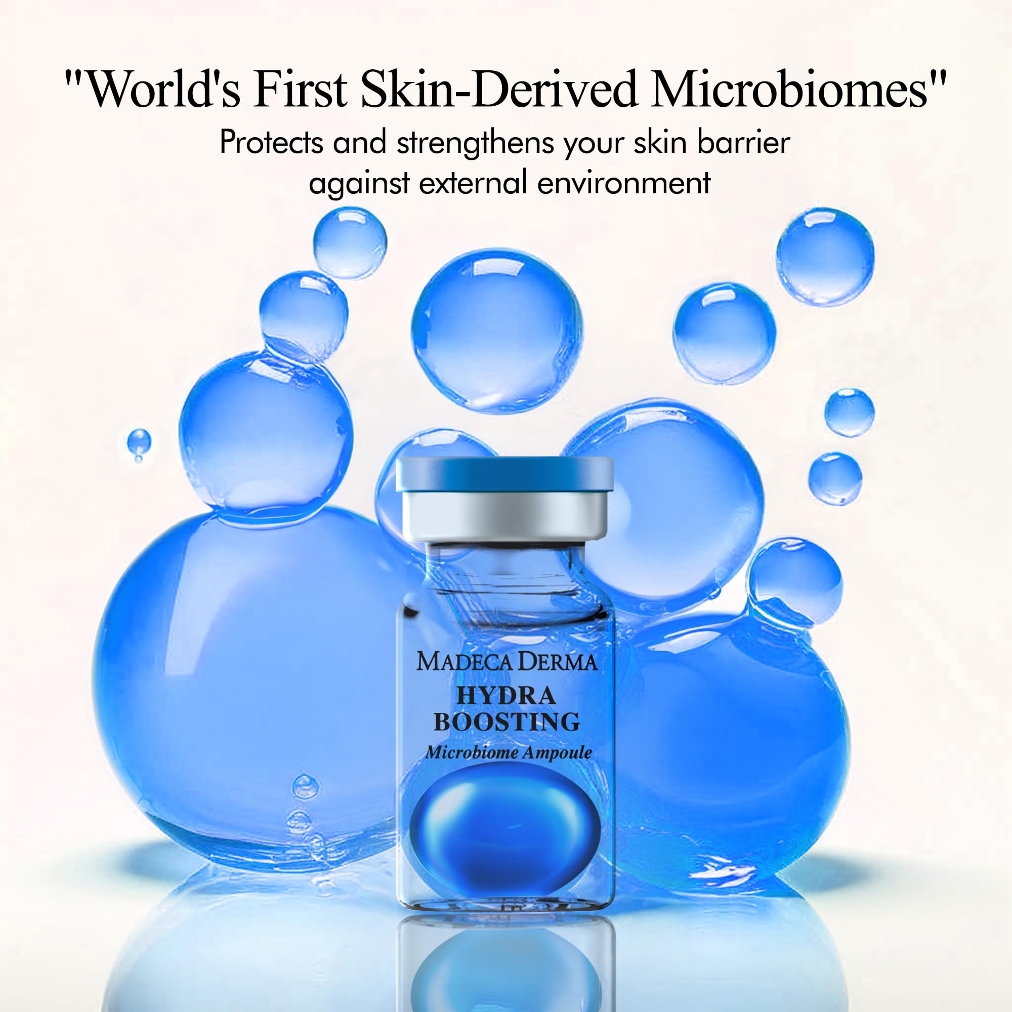 Madeca Derma Hydra Ampoule in hand demonstrates easy daily layering