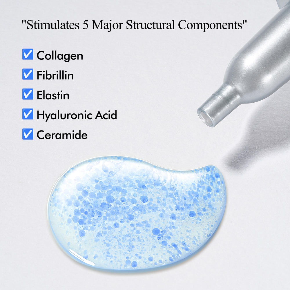 Madeca Derma Hydra Ampoule ingredients banner highlights hyaluronic acid and panthenol