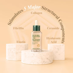Silky serum texture spreads smoothly for a luminous glow.