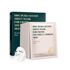 Madeca DERMA sheet mask 10pcs packaging for at-home hydration