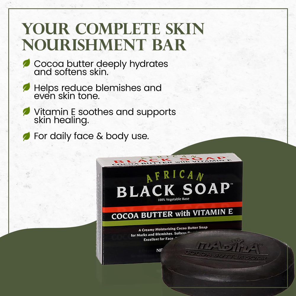 Madina soap bar for face and body cleansing and moisture.