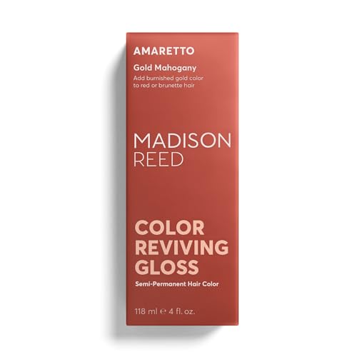 Warm Amaretto tones on hair with enhanced glow.