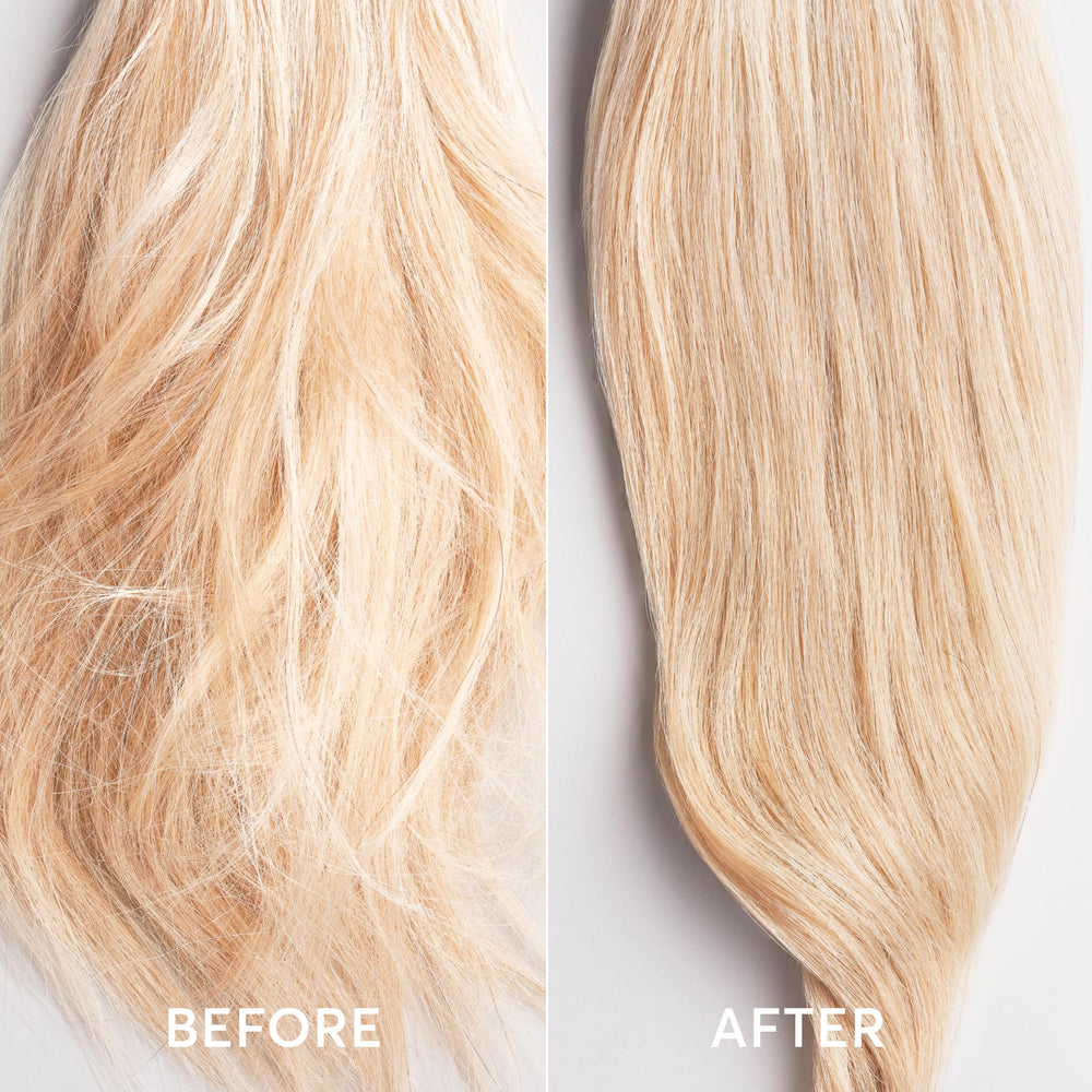 Madison Reed Bonding Time Serum hair after use shows enhanced shine and smooth texture
