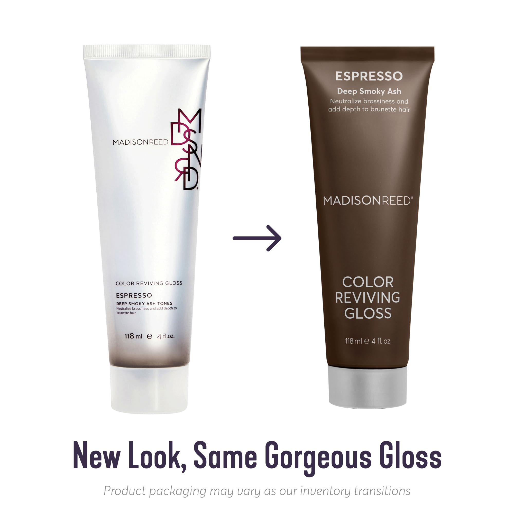 Madison Reed Color Reviving Gloss Espresso gloves prepared for easy application